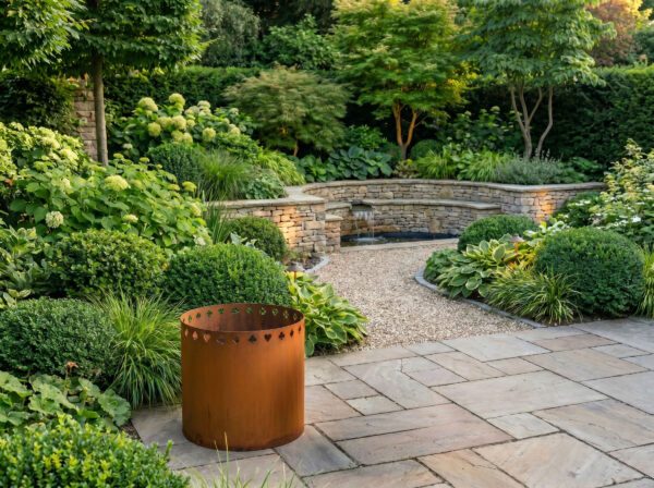Feu de camp Loki corten Loki